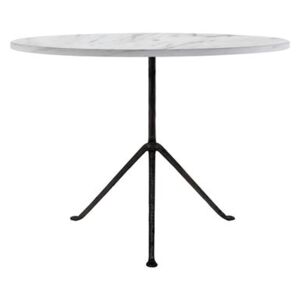 Officina Outdoor Round table - Ø 100 cm - Marble top by Magis White/Black