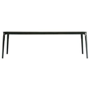 Steelwood Rectangular table - One colour rectangular table by Magis Black