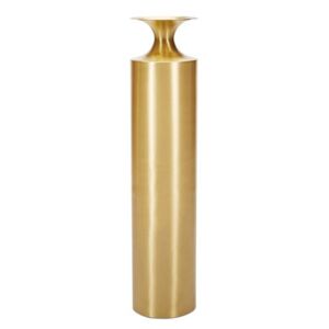 Beat Vessel Tall Vase - H 109 cm by Tom Dixon Gold/Metal