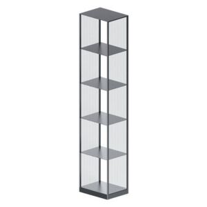 Tristano Large Shelf - / H 190 cm by Zeus Grey