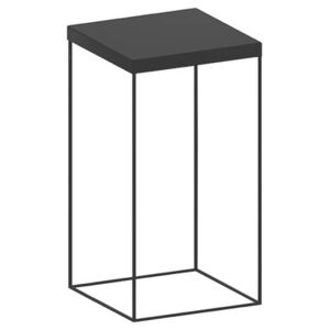 Slim Up Small table - 41 x 41 x H 92 cm by Zeus Black