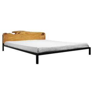 Old Times Double bed - / 162 x 210 cm by Zeus Natural wood