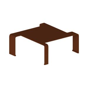 Spin Small Coffee table - / 90 x 90 x H 29 cm by Zeus Brown