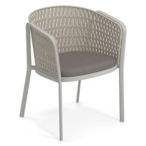Carousel Armchair - / Synthetic rope & metal by Emu White/Beige