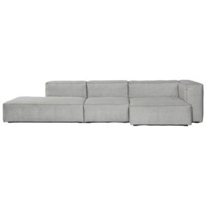 Soft Mags Corner sofa - Right armrest - L 314 cm by Hay Grey