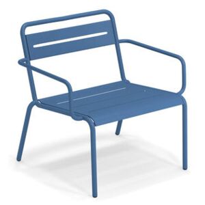 Star Stackable low armchair - / Metal by Emu Blue
