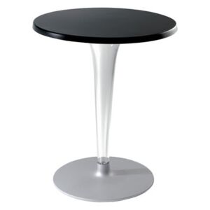 Top Top Round table - Laminated round table top by Kartell Black