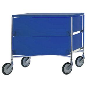 Mobil Mobile container - With 2 drawers by Kartell Blue