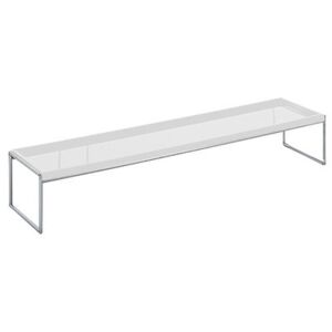 Trays Coffee table - 140 x 40 cm by Kartell White