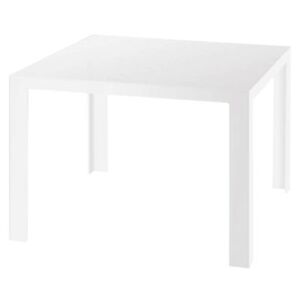 Invisible Square table - H 72 cm by Kartell White