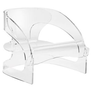 4801 Armchair - by Joe Colombo - Limted edition by Kartell Transparent