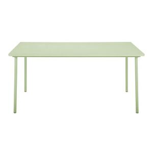 Patio Rectangular table - / Stainless steel - 140 x 80 cm by Tolix Green