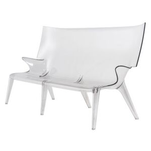 Uncle Jack Straight sofa by Kartell Transparent