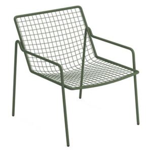 Rio R50 Stackable low armchair - / Metal by Emu Green