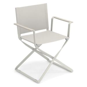 Ciak Folding armchair - / ABS armrests by Emu White