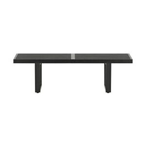 Nelson Bench Bench - / L 122 cm - By George Nelson, 1946 by Vitra Black