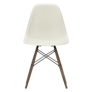 DSW - Eames Plastic Side Chair Chair - / (1950) - Dark wood by Vitra Grey
