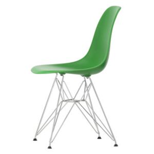 DSR - Eames Plastic Side Chair Chair - / (1950) - Chromed legs by Vitra Green