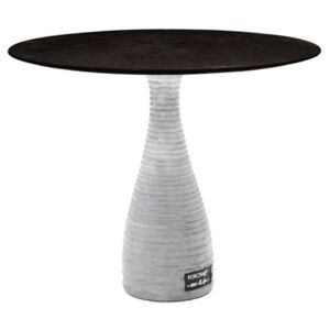 Porcin'off Round table - Ø 90 cm by Zeus Grey/Black