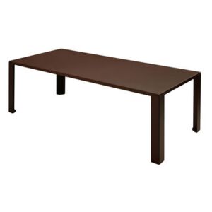 Big Irony Outdoor Rectangular table - L 160 cm by Zeus Orange/Metal