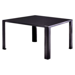 Big Irony Square table - Square steel top - 135x135 cm by Zeus Black