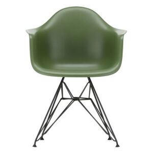 DAR - Eames Plastic Armchair Armchair - / (1950) - Black legs by Vitra Green