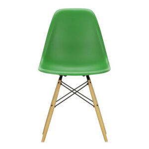 DSW - Eames Plastic Side Chair Chair - / (1950) - Light wood by Vitra Green
