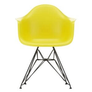 DAR - Eames Plastic Armchair Armchair - / (1950) - Black legs by Vitra Yellow
