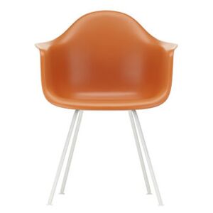 DAX - Eames Plastic Armchair Armchair - / (1950) - White legs by Vitra Orange