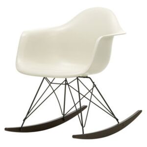 RAR - Eames Plastic Armchair Rocking chair - / (1950) - Black legs & dark wood by Vitra Grey