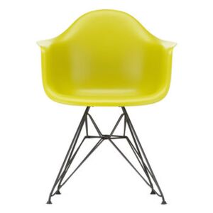 DAR - Eames Plastic Armchair Armchair - / (1950) - Black legs by Vitra Yellow