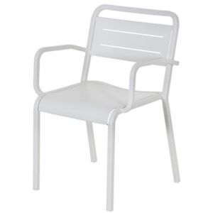 Urban Stackable armchair - Metal by Emu White