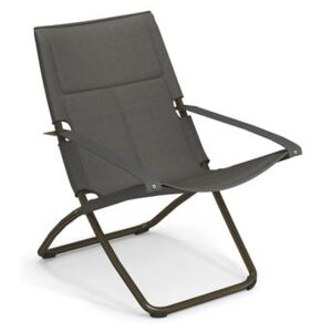 Snooze Cosy Reclining chair - / Mesh fabric - Foldable - 2 positions by Emu Grey