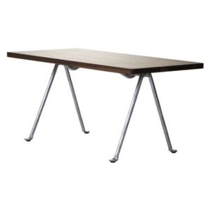 Officina Coffee table - / 120 x 45 cm - Walnut & wrought iron by Magis Natural wood