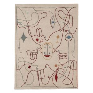 Silhouette Rug - / By Jaime Hayon - 170 x 240 cm / Wool by Nanimarquina Multicoloured/Beige