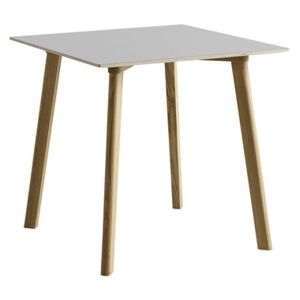 Copenhague CPH DEUX 210 Square table - / 75 x 75 cm by Hay Grey/Natural wood