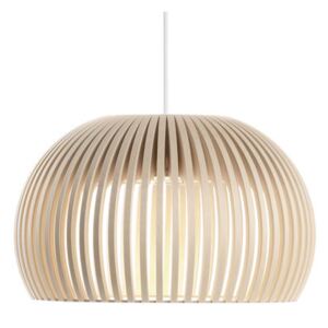 Atto Pendant - LED / Ø 34 cm by Secto Design Natural wood