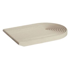 Field Chopping board - / Round - 33 x 25 cm by Hay Natural wood