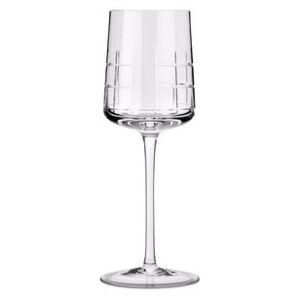 Graphik White wine glass - / Hand-blown crystal by Christofle Transparent