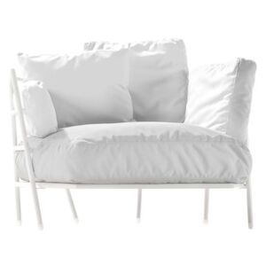 Dehors Padded armchair - Outdoor by Alias White