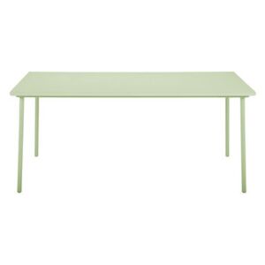 Patio Rectangular table - / Stainless steel - 200 x 100cm by Tolix Green