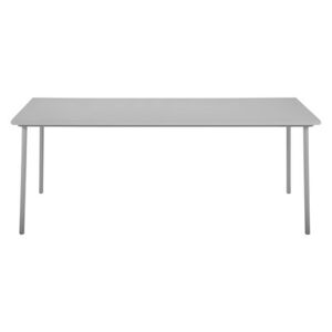 Patio Rectangular table - / Stainless steel - 240 x 100cm by Tolix Grey