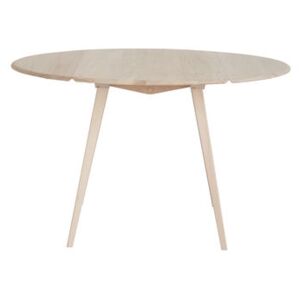 Drop Leaf Extending table - Ø 110 cm / Oak by Ercol Natural wood