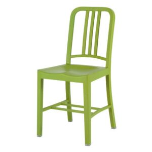 111 Navy chair Chair - Recycled plastic by Emeco Green