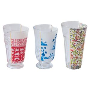 Hybrid - Clarice Cocktail glass - Set of 3 by Seletti Multicoloured