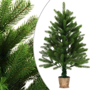 VidaXL Artificial Christmas Tree Lifelike Needles 90 cm Green