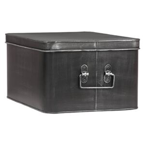 LABEL51 Storage Box Media 35x27x18 cm XL Antique Black