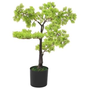 Artificial Cypress Bonsai with Pot 60 cm Green