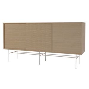 Case Dresser - L 151 / 2 doors + 3 drawers by Bolia Natural wood