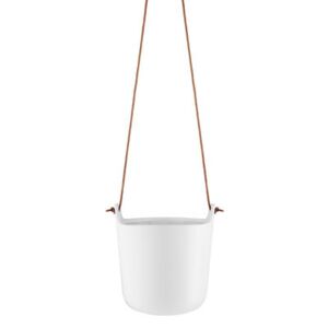 Hanging pot - / Water reserve - Sandstone by Eva Solo White